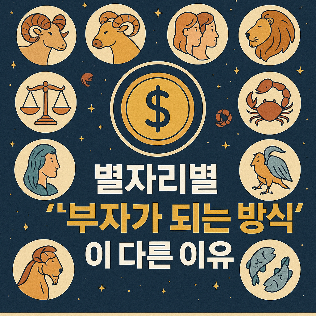 별자리별 “부자가 되는 방식”이 다른 이유