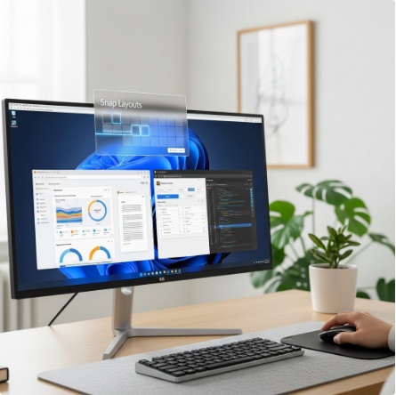 윈도우 11 스냅 레이아웃으로 화면 분할 멀티태스킹 비법