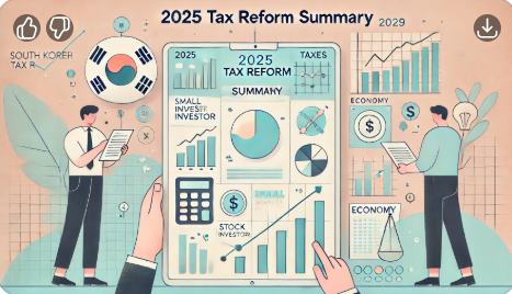 2025 세제개편 후 개인투자자의 투자 고민 장면