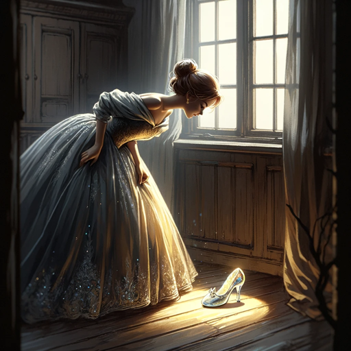 동화 신데렐라와 유리구두