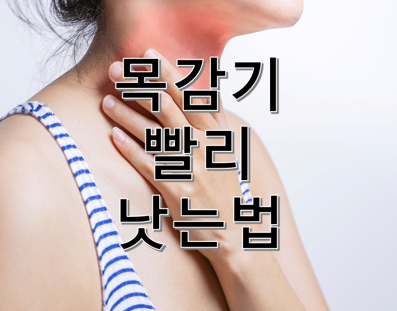 목감기 빨리 낫는 법, 목감기 하루만에 낫는 법