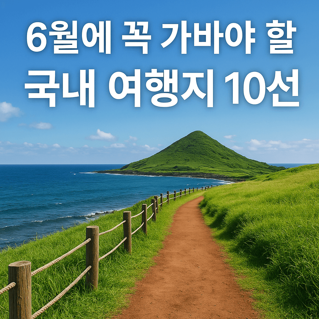6월에 꼭 가봐야 할 국내 여행지 10선