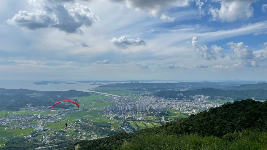 옥마산 전망대 (패러글라이딩 이륙장)