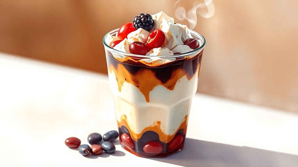 팥빙 젤라또 파르페