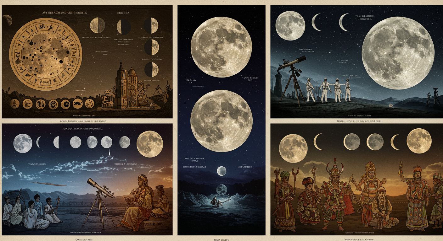 달의 위상이 우리 생활에 미치는 과학적&middot;문화적 영향