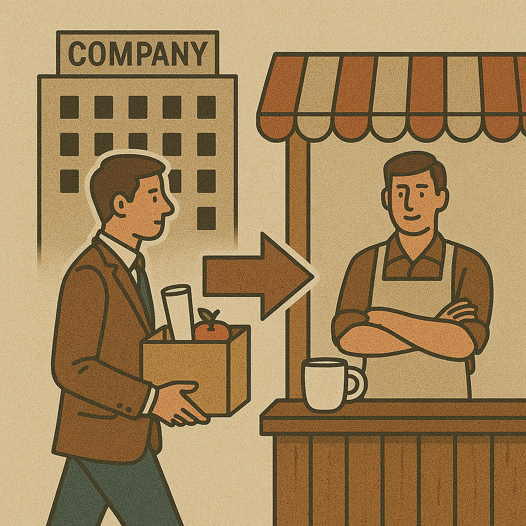 퇴사 후 자영업 전환 트렌드와 생계형 창업의 경제학