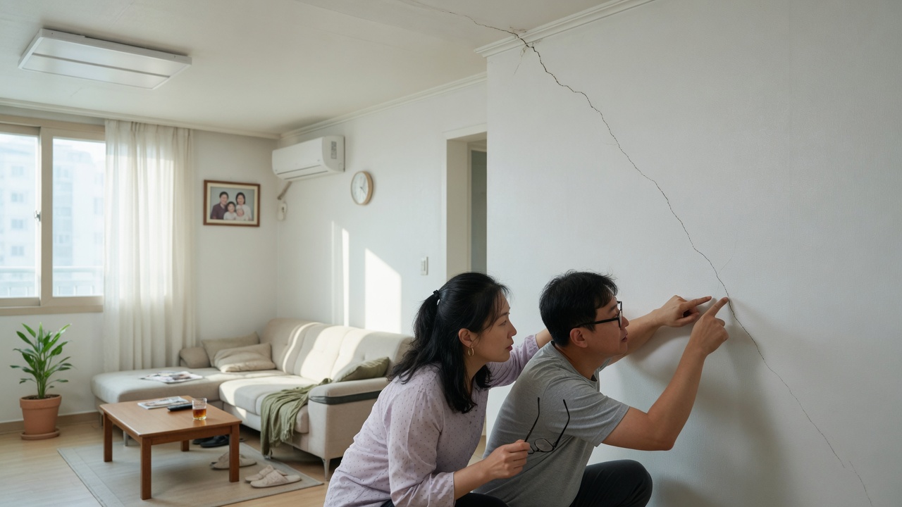 공지를 읽는 사람의 손과 서류