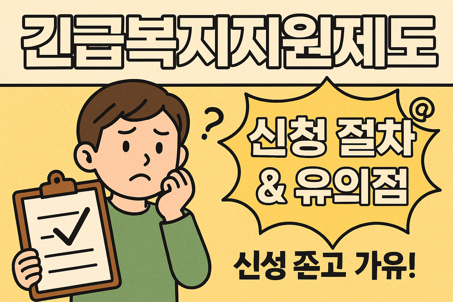 긴급복지지원제도, 신청 절차와 유의점 관련사진