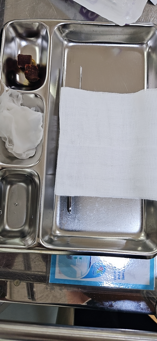 도뇨세트 준비물