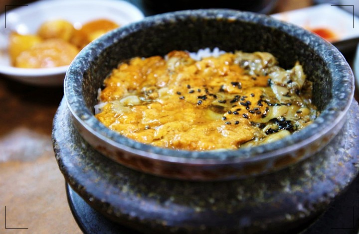 제주도 서귀포 중문 맛집 전복 성게 돌솥밥