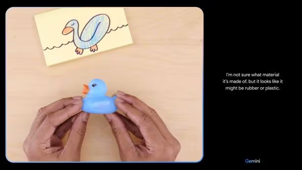 구글이 공개한 제미나이 시연 영상.