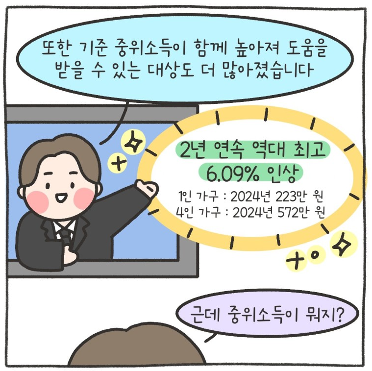 2024년 생계급여금액 지원대상