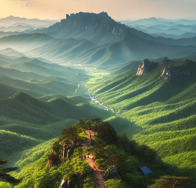 재약산의 자연경관 사진