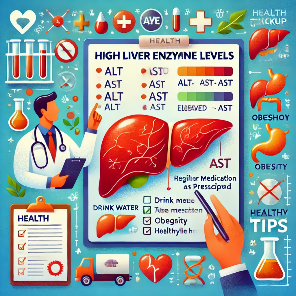 건강검진 간수치 높게 나왔을 때 (원인, 낮추는 법, 대처법)에 대한 이미지 표현