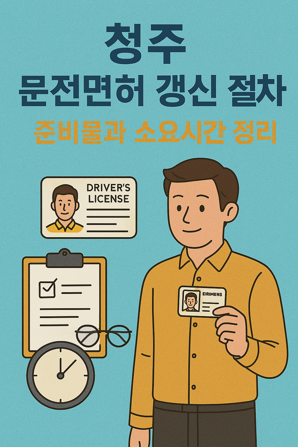 청주 운전면허 갱신 절차, 준비물과 소요시간 정리