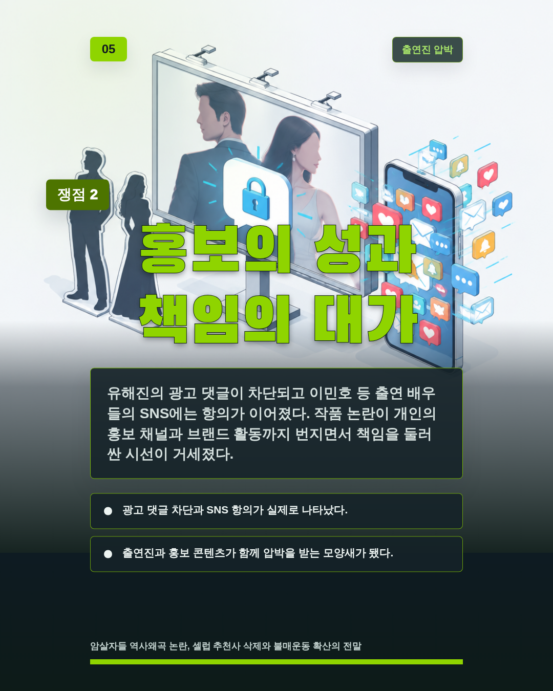 홍보의 성과 책임의 대가