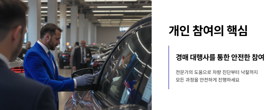 개인이 경매에 참여하는 방법