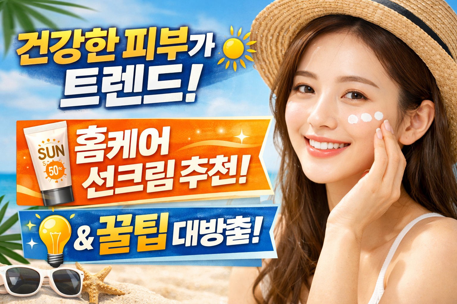 홈케어 선크림