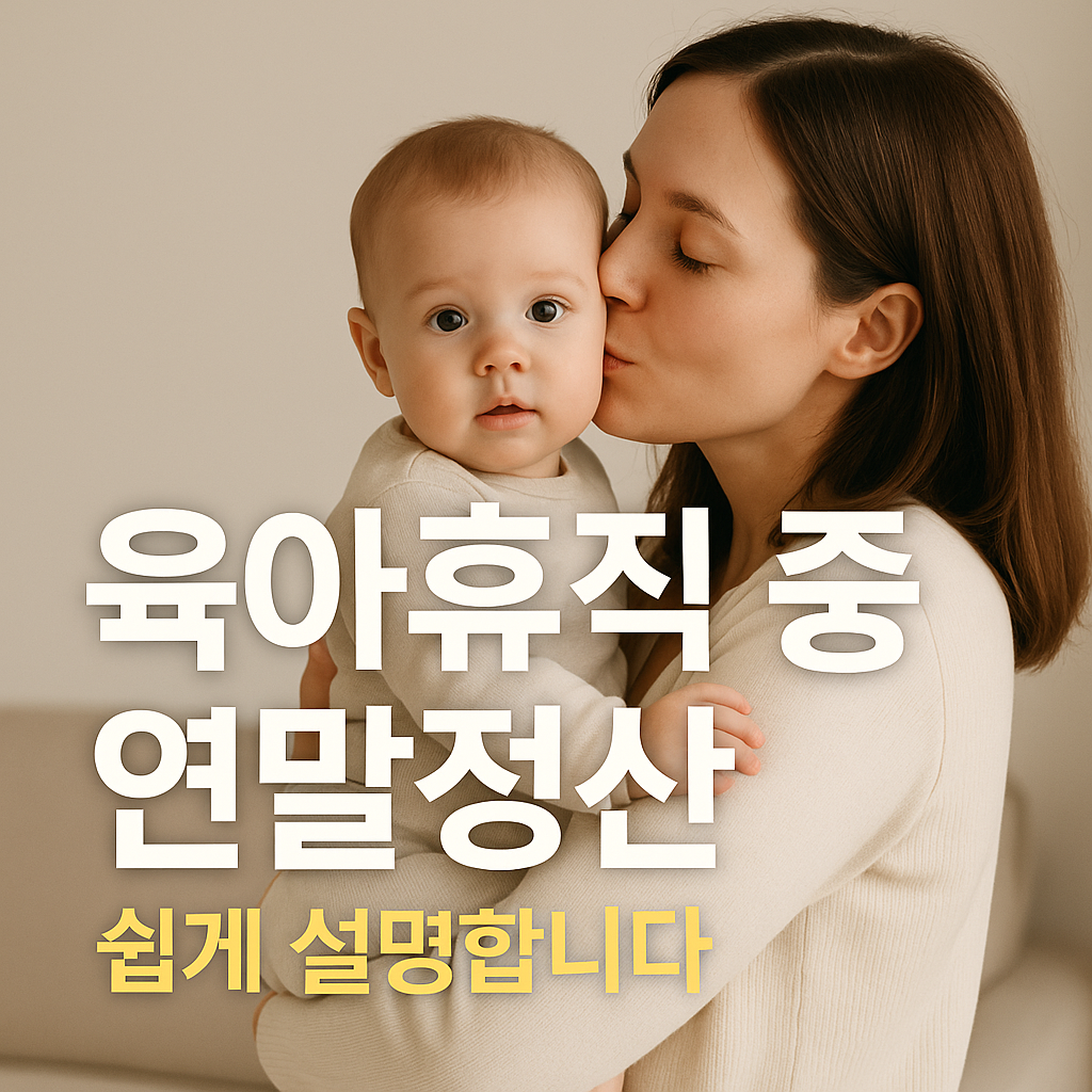육아휴직 연말정산 이미지 사진