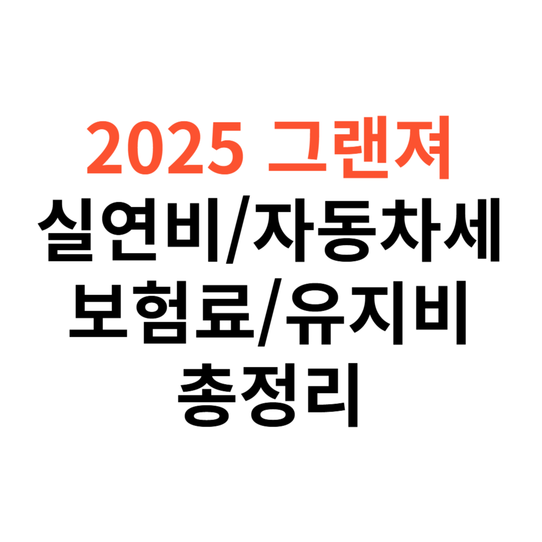 그랜저 차량 실연비