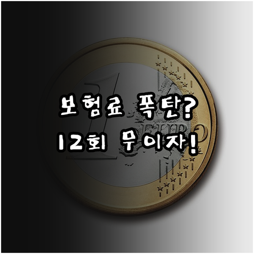 건강보험료 정산보험료 부담 줄이는 법..
