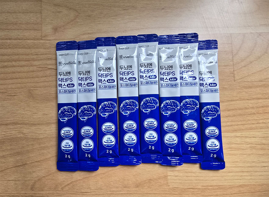 두뇌엔 닥터PS맥스 포스파티딜세린 개별 포장
