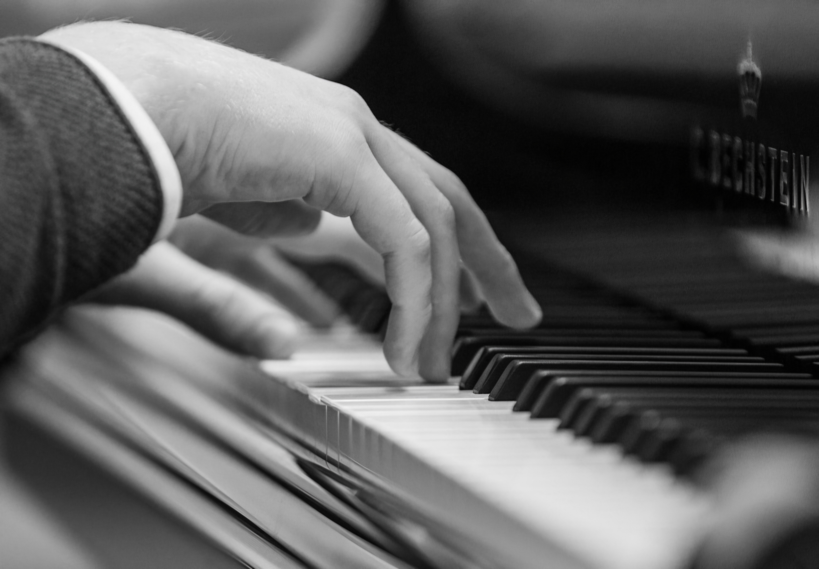 피아노 치는 사진