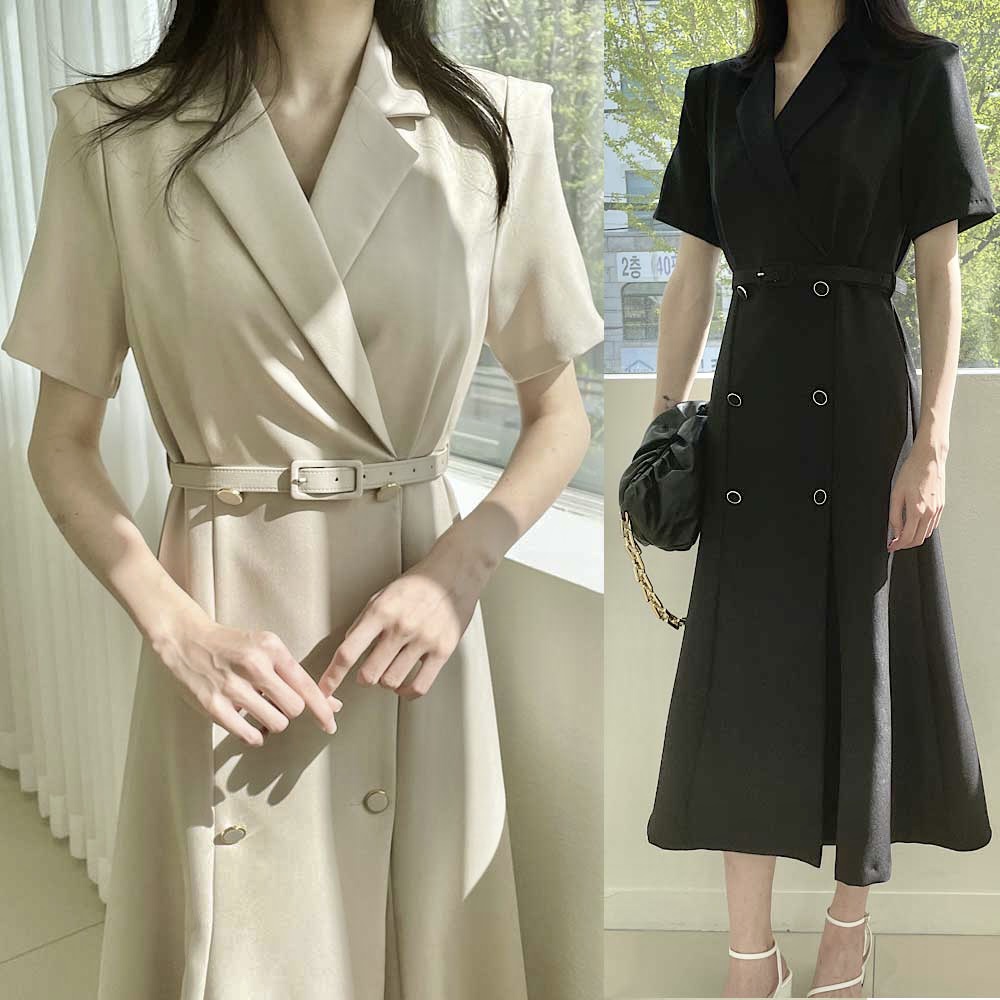 여름 하객원피스 상견례 빅사이즈 77 88 정장원피스 돌잔치엄마 결혼식하객룩 8월