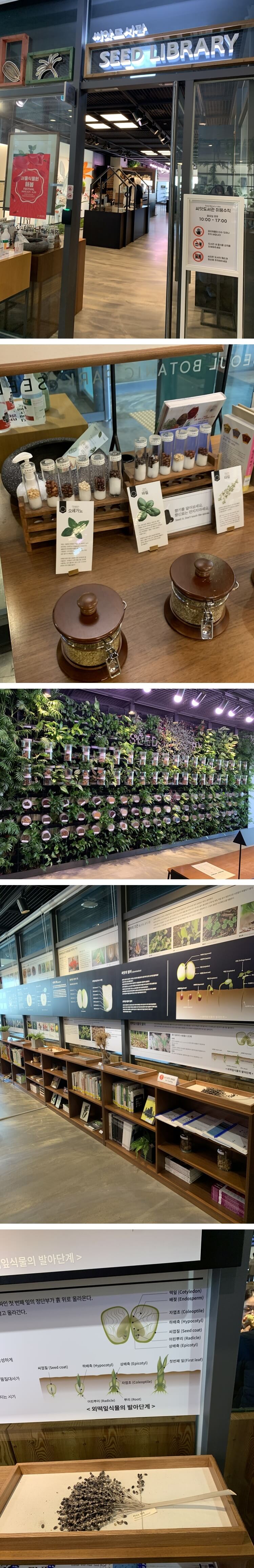 씨앗 도서관 내부