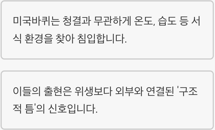 우리 집이 더러워서? NO!