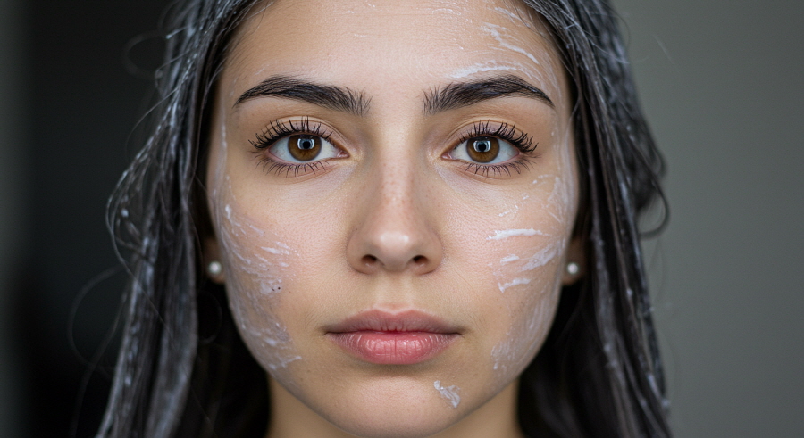 피부 염색약 지우는 법