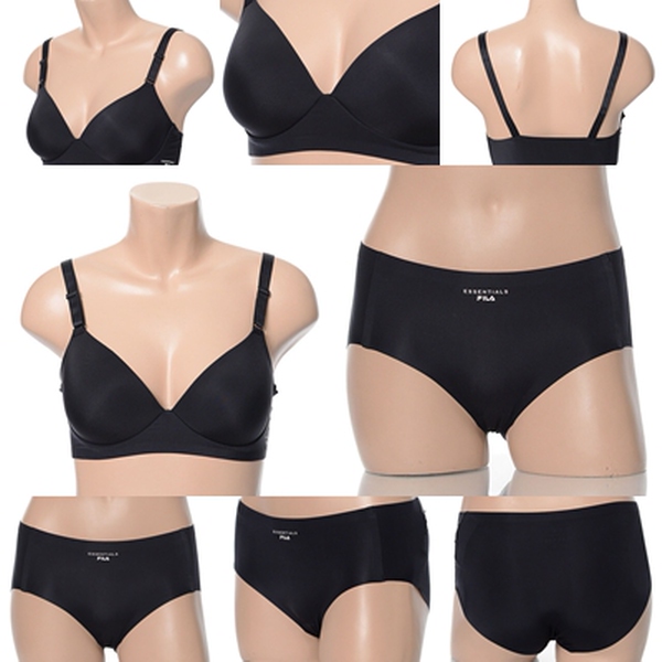 휠라인티모 휠라 인티모 여성 심리스 브라팬티 세트