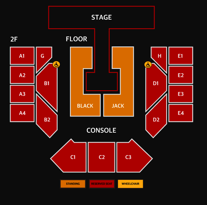 2024 투애니원(2NE1) 콘서트 WELCOME BACK IN SEOUL 좌석배치도