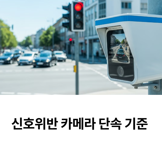 신호위반 카메라에 찍히는 기준