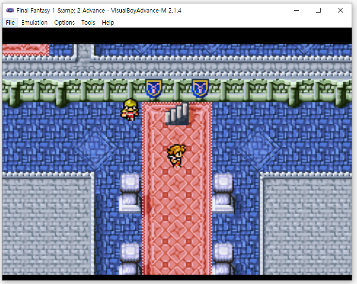 GBA 파이널 판타지 1 플레이 화면