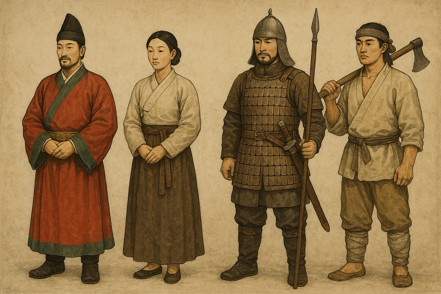 고구려 의복문화 관련 이미지