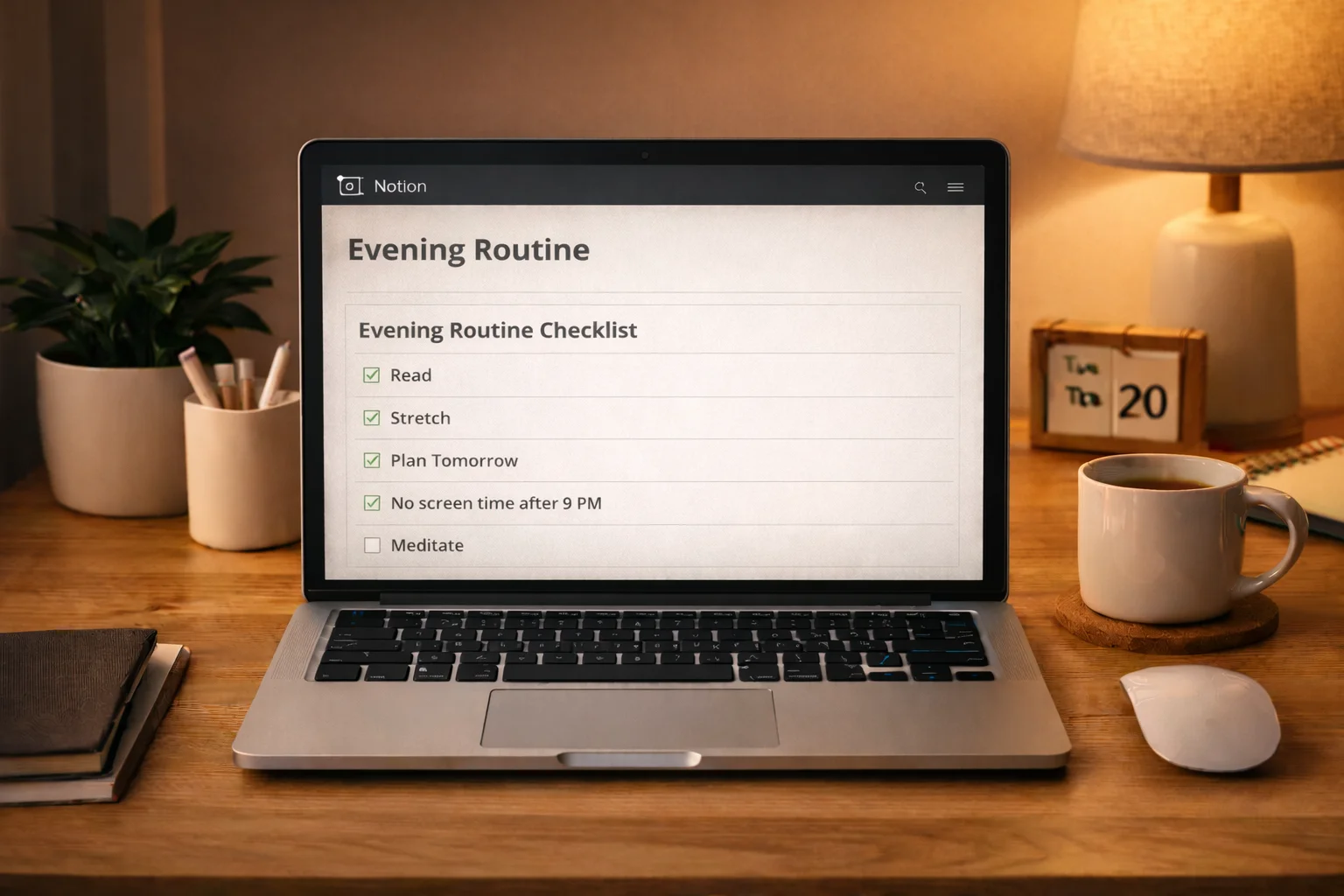 노션 활용법 저녁 루틴 관리 노션 시스템 만드는 방법