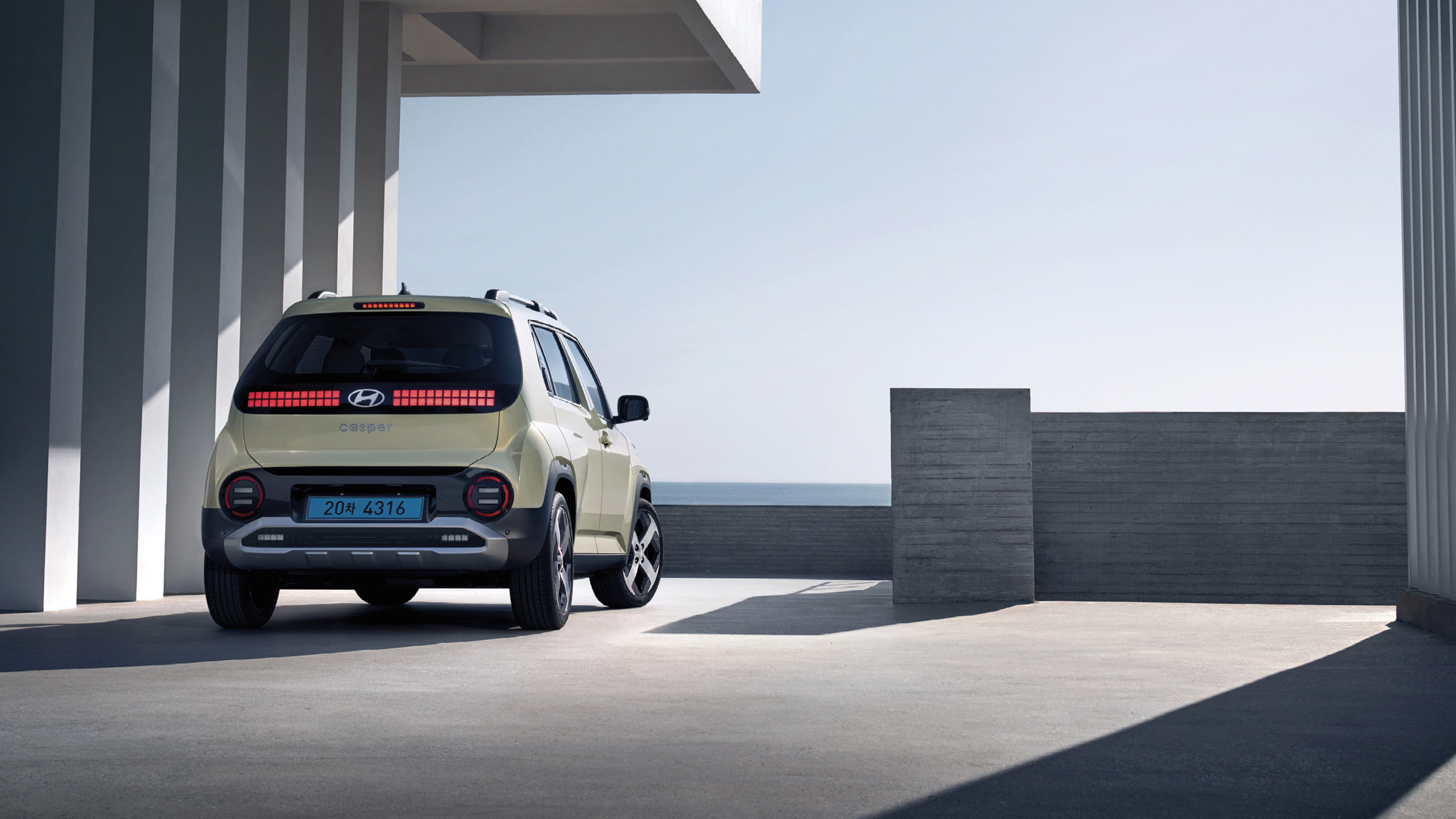 캐스퍼 전기차 후면