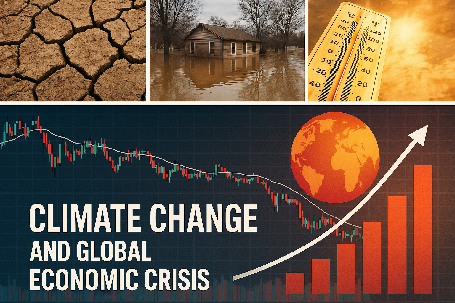 기후변화와 세계 경제 위기 관련 사진