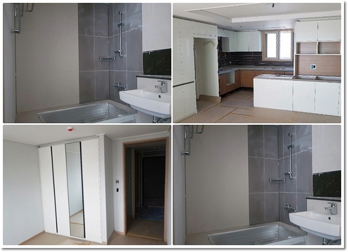 우미린 더퍼스트 가구공사, 도배공사, 마루공사