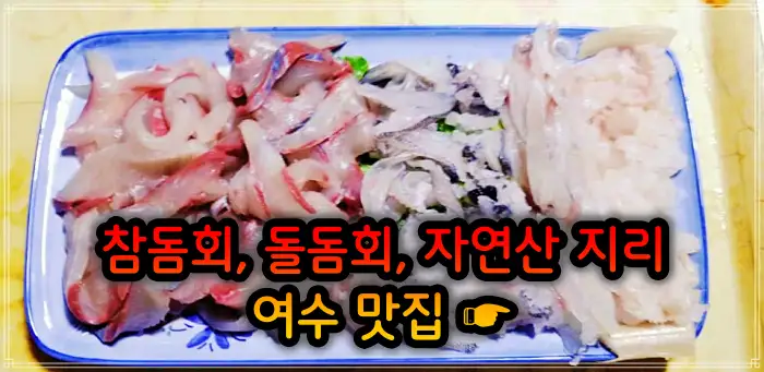 생방송 투데이 전남 여수 참돔회, 돌돔회 맛집