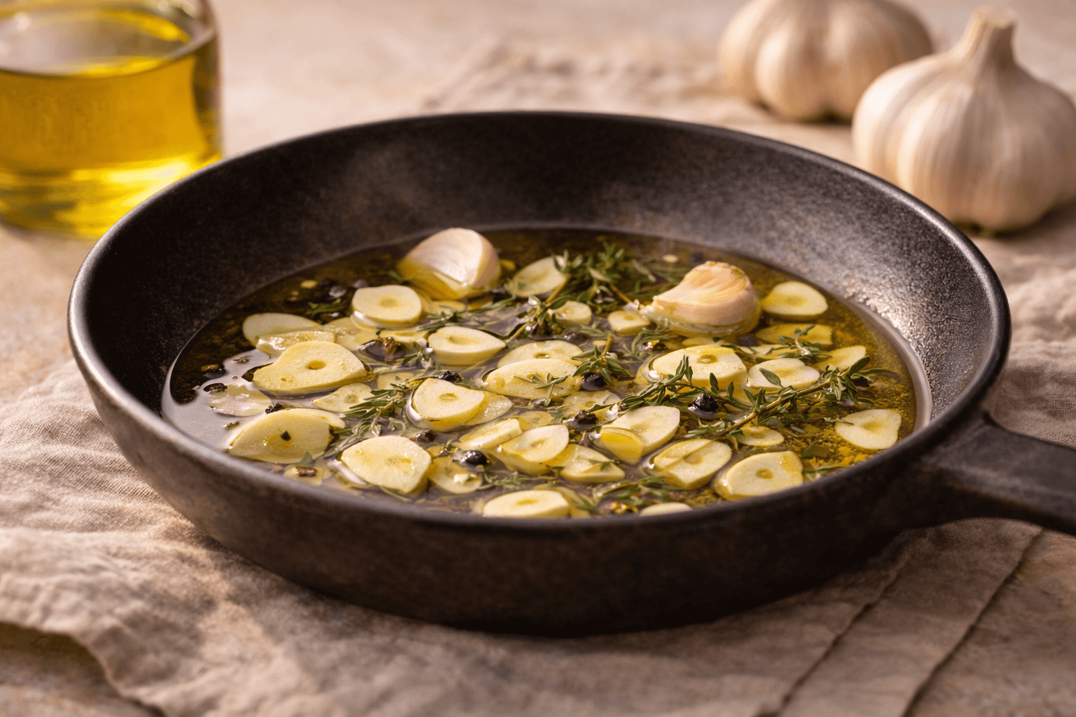 서양의 마늘 조리법과 절제된 풍미 활용