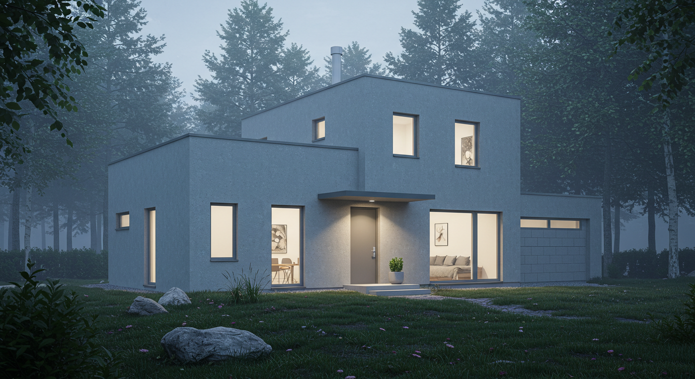 alc블럭 2층 주택 사진