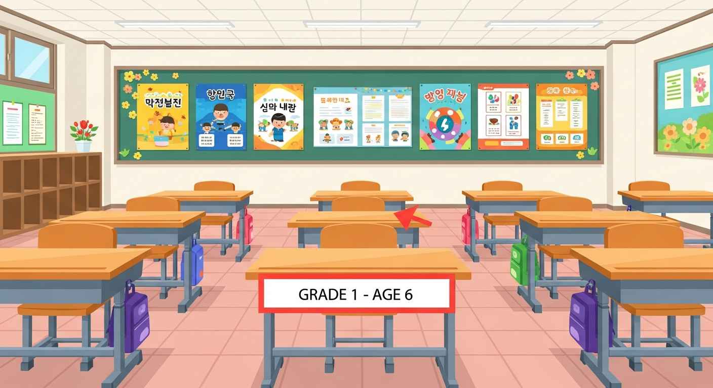 초등학교 1학년 나이 계산|2025년 기준 만나이 계산기
