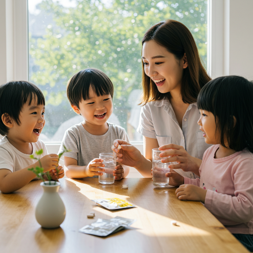 아이들도 먹을 수 있는 장 건강 영양제