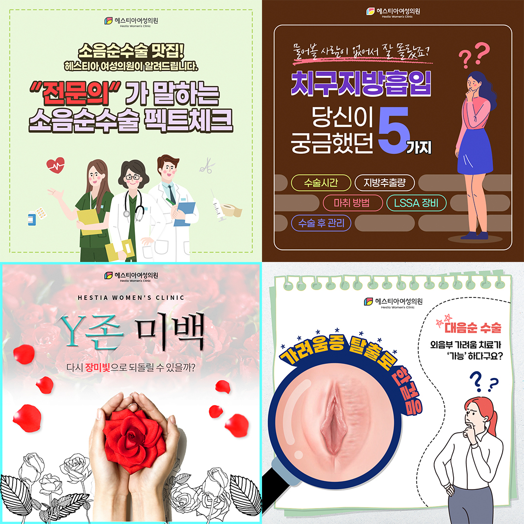 신사역 산부인과 헤스티아 여성의원
여성 성형 클리닉