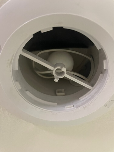 탁구공이 내려와 있는 모습 고장해결완료