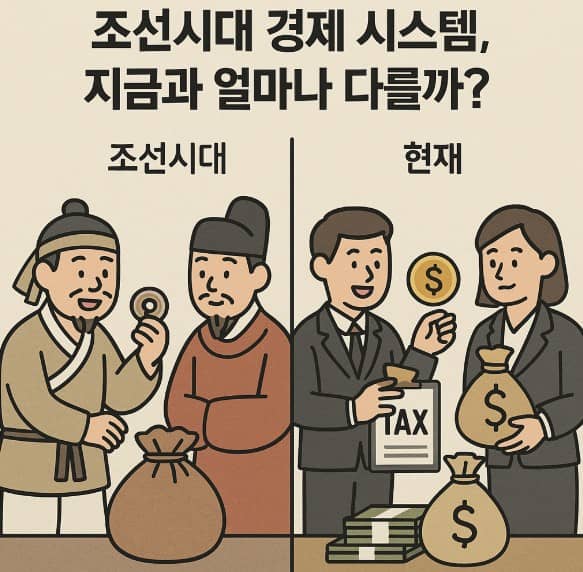 조선시대 경제 시스템 지금과 얼마나 다를까