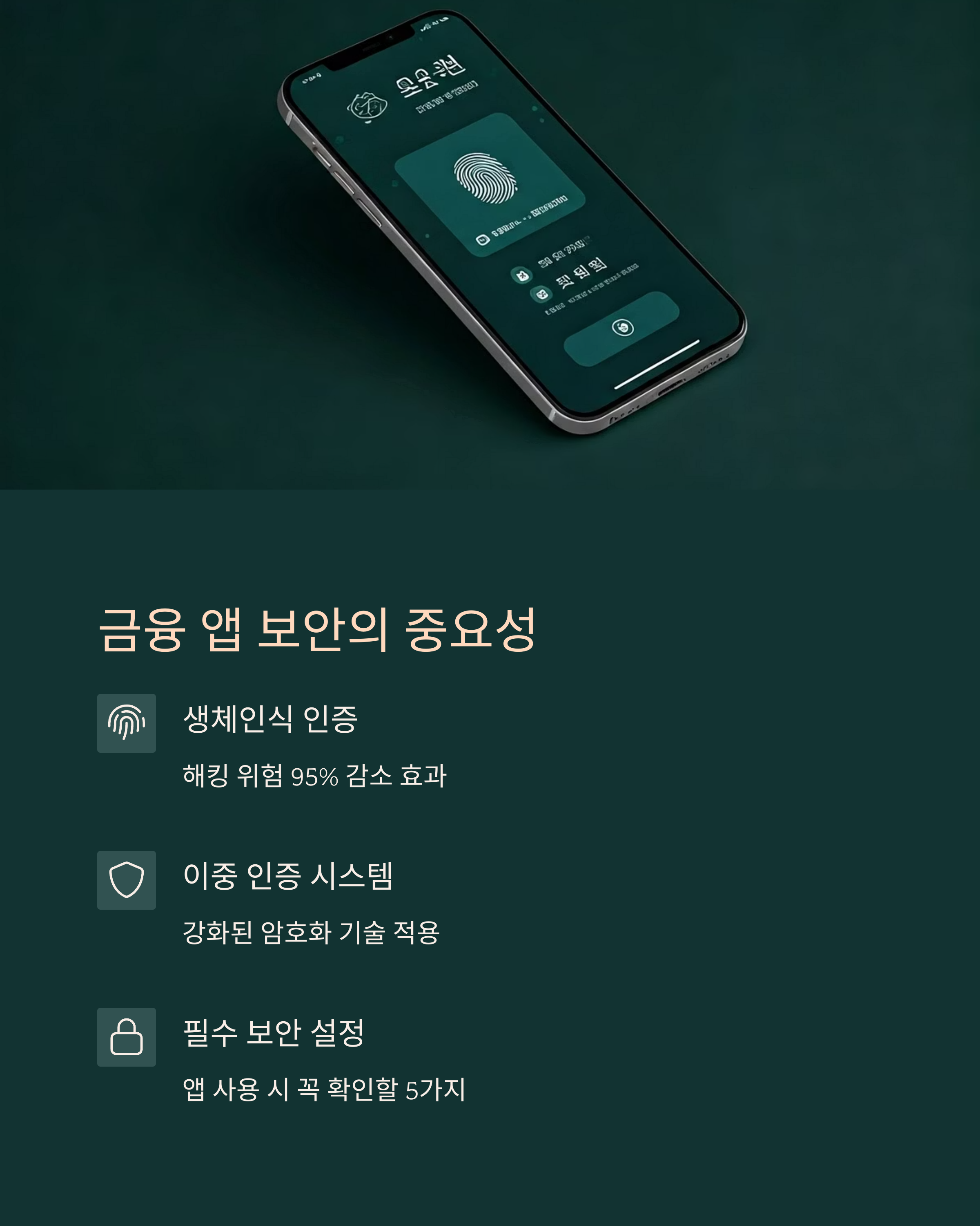 금융앱 보안의 중요성