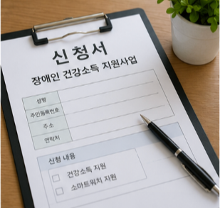 음성군 장애인 건강소득 신청방법